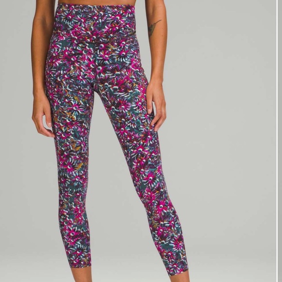 lululemon athletica Floral Leggings Size 4 - Picture 3 of 13